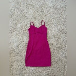 Pink Bodycon Mini Dress Size M